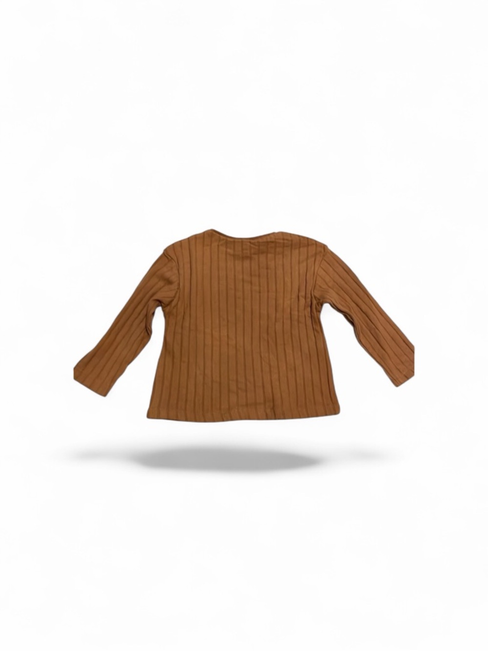 Zara Baby Ribbed Long Sleeve Top Sincere Love Graphic 18-24 Months a28 - Picture 4 of 4
